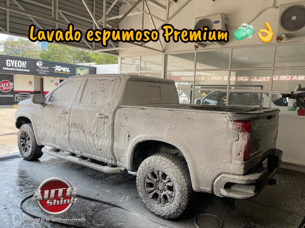 lavado de autos espumoso premium en villahermosa tabasco
